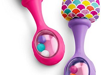 Fisher-Price Rattle 'n Rock Maracas, Pink/Purple [Amazon Exclusive]