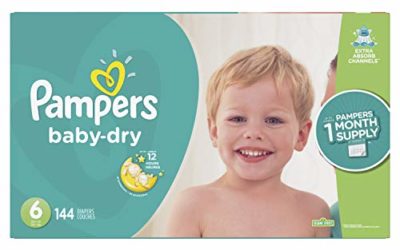 Diapers Size 6, 144 Count – Pampers Baby Dry Disposable Baby Diapers, ONE MONTH SUPPLY