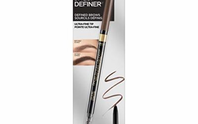 L'Oreal Paris Makeup Brow Stylist Definer Waterproof Eyebrow Pencil, Ultra-Fine Mechanical Pencil, Draws Tiny Brow Hairs & Fills in Sparse Areas & Gaps, Brunette, 0.003 Ounce (1 Count)