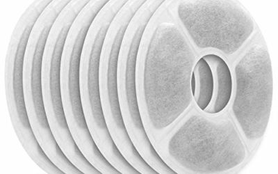 MOSPRO Carbon Replacement Filters for Pet Fountain- 8 Pack Premium Cotton Filters for Automatic Cat Water Dispenser and Dog Water Bowl