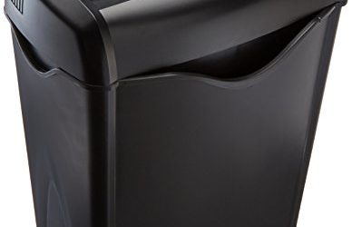 AmazonBasics 6-Sheet Cross-Cut Paper and Credit Card Home Office Shredder