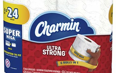 Charmin Ultra Strong Toilet Paper 4 Super Mega Roll