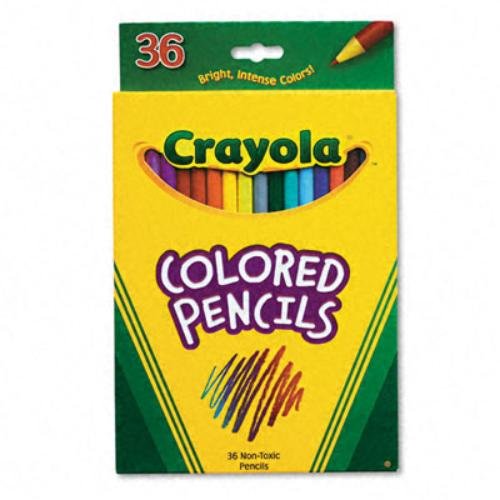 Crayola Colored Pencils Set, School Supplies, Presharpened, 36 Count