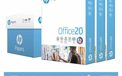 HP Printer Paper 8.5×11 Office 20 lb 3 Ream Case 1500 Sheets 92 Bright Made in USA FSC Certified Copy Paper HP Compatible 112090C
