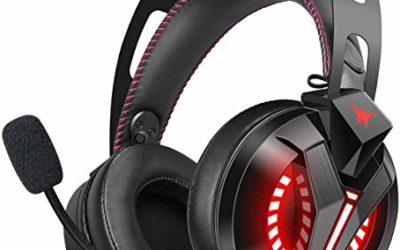 Combatwing Gaming Headset – PS4 Headset PC Headset Xbox One Headset with Noise Canceling Mic Gaming Headphones for PS4/Super Nintendo/Nintendo 64/Xbox One(Adapter Not Included)