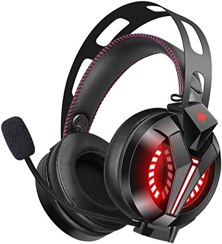 Combatwing Gaming Headset – PS4 Headset PC Headset Xbox One Headset with Noise Canceling Mic Gaming Headphones for PS4/Super Nintendo/Nintendo 64/Xbox One(Adapter Not Included)