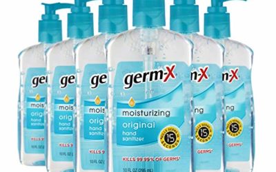 Germ-X Original Hand Sanitizer, 10 Fluid Ounce Bottles (Pack of 6)