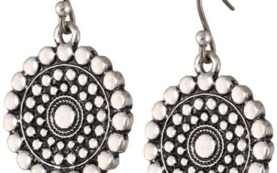 Lucky Brand "Blue Moon" Tribal Drop Earrings