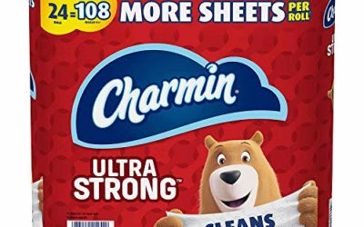 Charmin Ultra Strong Toilet Paper 24 Mega Plus Roll, Bath Tissue, 330 Sheets Per Roll