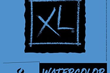 Canson (100510941) XL Series Watercolor Pad, 9" x 12", Fold-Over Cover, 30 Sheets