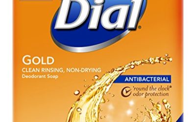 Dial Antibacterial Deodorant Bar Soap, Gold, 4 Ounce, 3 Bars