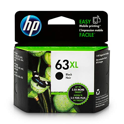 HP 63XL | Ink Cartridge | Black | F6U64AN