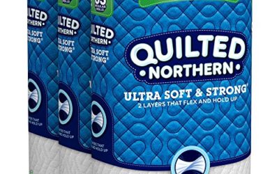 Quilted Northern Ultra Soft & Strong Toilet Paper, 24 Supreme Rolls, 340 2-Ply Sheets Per Roll