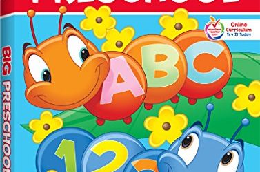 School Zone – Big Preschool Workbook – Ages 4 and Up, Colors, Shapes, Numbers 1-10, Alphabet, Pre-Writing, Pre-Reading, Phonics, and More (School Zone Big Workbook Series)