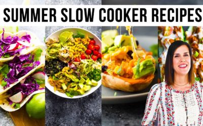 4 Light + Healthy Slow Cooker Recipes | Perfect for Summer!