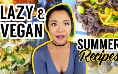 ULTRA LAZY VEGAN RECIPES #5 // Summer High Protein Vegan Recipes