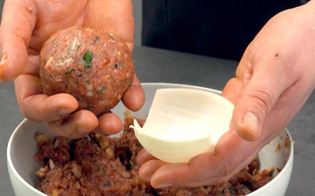 Stuff An Onion With Ground Beef & This Secret Ingredient | Ultimate Summer Dish