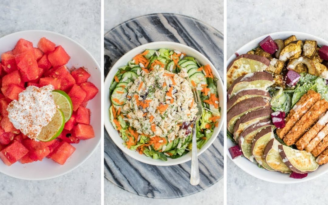 What I Eat In a Day: Easy Vegan Summer Meals!