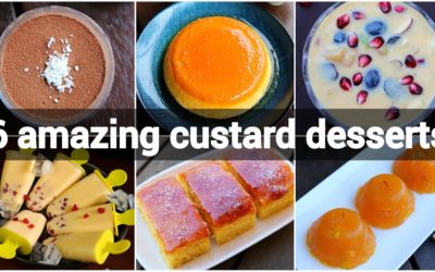 6 amazing custard recipes collection | custard dessert for summer | indian custard recipes