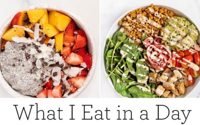 WHAT I EAT IN A DAY (VEGAN) ‣‣ delicious summer recipes!