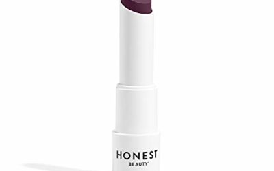 Honest Beauty Tinted Lip Balm, Plum Drop | Vegan | 6+ Hours Of Moisture | Paraben Free, Silicone Free, Cruelty Free | 0.141 Oz. (Packaging May Vary)