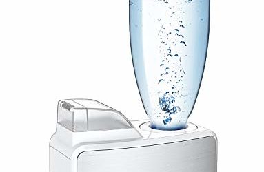 Elechomes Portable Travel Humidifiers, Ultrasonic Cool Mist Water Bottle Humidifier with Auto Shut-Off and Storage Bag, Mini Humidifier for Home, Office, Hotel, Baby Room