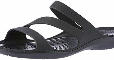 Crocs Women's Swiftwater Sandal Sport Black, 9 M US