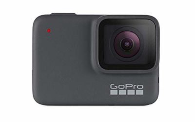 GoPro HERO7 Silver – E-Commerce Packaging – Waterproof Digital Action Camera with Touch Screen 4K HD Video 10MP Photos Live Streaming Stabilization