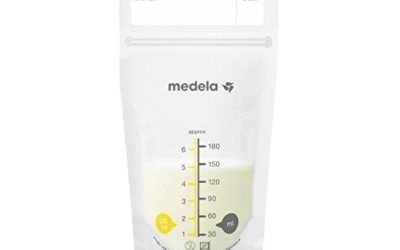 Medela Breast Milk Storage Bags, 100 Count, Ready to Use Breastmilk Bags for Breastfeeding, Self Standing Bag, Space Saving Flat Profile, Hygienically Pre-Sealed, 6 Ounce