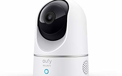 eufy Security 2K Indoor Cam Pan & Tilt, Plug-in Security Indoor Camera with Wi-Fi, Human & Pet AI, Voice Assistant Compatibility, Motion Tracking, HomeBase Not Required