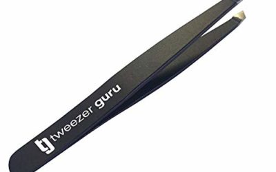 Slant Tweezers – Tweezer Guru Professional Stainless Steel Slant Tip Tweezer – The Best Precision Eyebrow Tweezers for Your Daily Beauty Routine