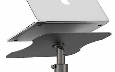 Adjustable Laptop Stand, YoFeW Aluminum Laptop Riser, Multi-Angle Height Adjustable 360&deg;Rotation Notebook Stand Desktop Holder Compatible with Mac MacBook Pro Air, Lenovo, Dell XPS, HP(10-17")