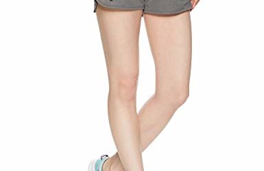 Under Armour Women's Play Up 2.0 Shorts , Carbon Heather (091)/Black , Large