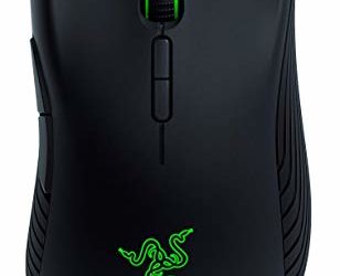 Razer Mamba Wireless Gaming Mouse: 16,000 DPI Optical Sensor – Chroma RGB Lighting – 7 Programmable Buttons – Mechanical Switches – Up to 50 Hr Battery Life