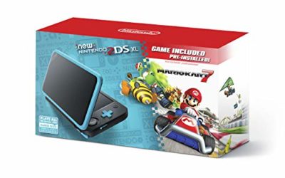 New Nintendo 2DS XL – Black + Turquoise With Mario Kart 7 Pre-installed – Nintendo 2DS