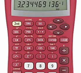 Texas Instruments TI-30XIIS Scientific Calculator, Red