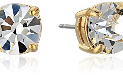 kate spade new york "Cueva Rosa" Clear Stud Earrings