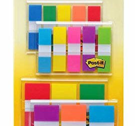 Post-it Flags Assorted Color Combo Pack, 320 Flags Total, 200 1-Inch Wide Flags and 120 .5-Inch Wide Flags, 4 On-The-Go Dispensers/Pack (683XL1)