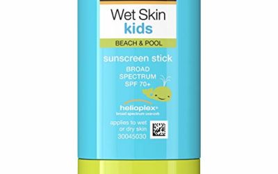Neutrogena Wet Skin Kids Water Resistant Sunscreen Stick, Kids Sunscreen for Face and Body, Broad Spectrum SPF 70 UVA/UVB Sun Protection, Oil-Free & Hypoallergenic, 0.47 oz