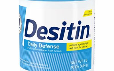 Desitin Daily Defense Baby Diaper Rash Cream with Zinc Oxide to Treat, Relieve & Prevent diaper rash, Hypoallergenic, Dye-, Phthalate- & Paraben-Free, 16 oz