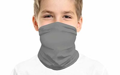 Eeoyu Kids Bandanas Boys Girls Neck Gaiter Balaclava Windproof Scarf Breathable Mask for Outdoors, Festivals and School (1, Color 9)