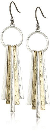 Lucky Brand Metal Paddle Drop Earrings