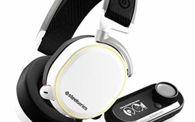 SteelSeries Arctis Pro High Fidelity Gaming Headset – Hi-Res Speaker Drivers – DTS Headphone:X v2.0 Surround for PC – White