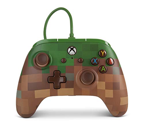 PowerA Enhanced Wired Controller for Xbox One – Minecraft Grass Block