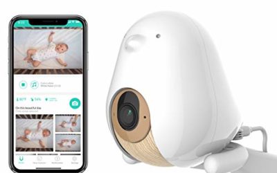 Cubo Ai Plus Smart Baby Monitor: Sleep Safety Alerts for Covered Face, Danger Zone & Sleep Analytics – 1080p HD Night Vision Camera, 2-Way Audio, Cry & Temperature Detection (Incl. 3 Stand Options)
