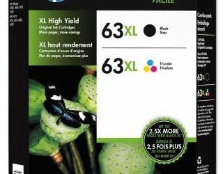 63XL Black/Color Combo Ink Cartridges, 2 pk