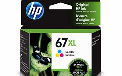 HP 67XL | Ink Cartridge | Tri-Color | 3YM58AN, Black