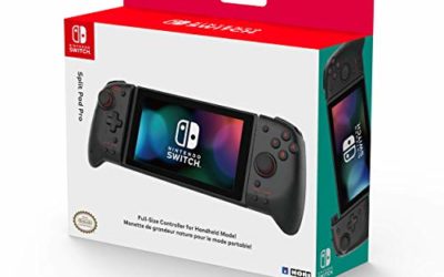 Hori Nintendo Switch Split Pad Pro (Black) Ergonomic Controller for Handheld Mode – Officially Licensed By Nintendo – Nintendo Switch