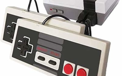 Infityle Classic Mini Retro Game Consoles, AV Output 8-bit Video Game Built-in 620 Games with 2 Classic Controllers