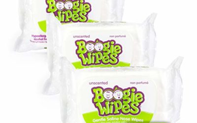 Boogie Wipes, Unscented Wet Wipes for Baby and Kids, Nose, Face, Hand and Body, Soft and Sensitive Tissue Made with Natural Saline, Aloe, Chamomile and Vitamin E, 30 Count (Pack of 3)